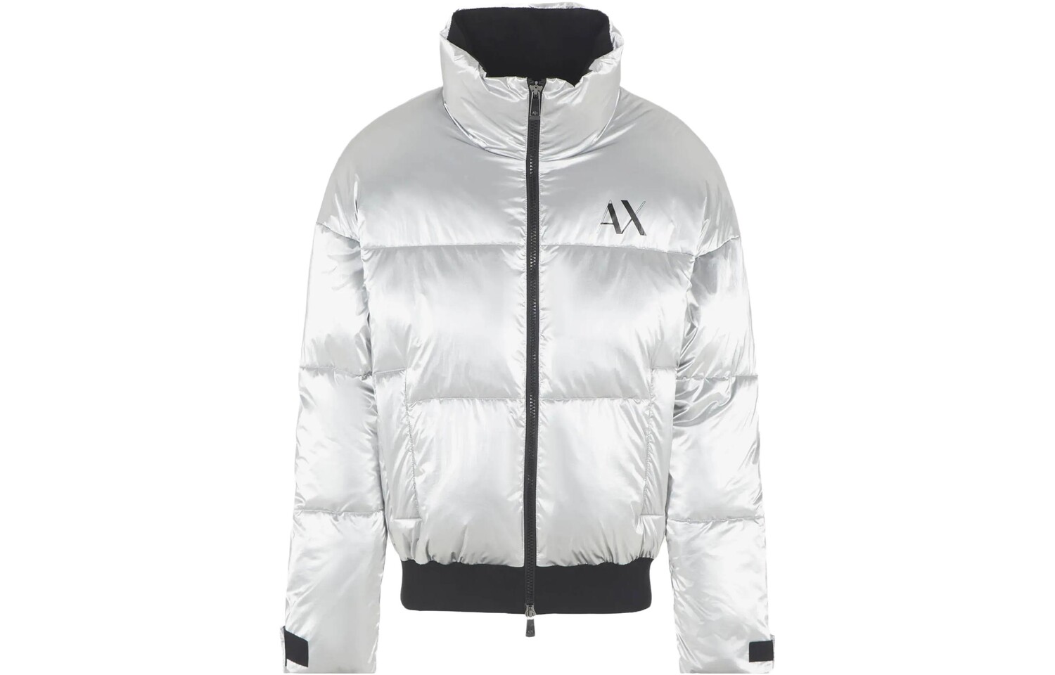 

Стеганая куртка мужская серебристая Armani Exchange, цвет Silver