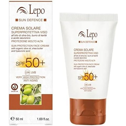 

Armoured Solar Face Cream SPF 50 - 50 мл Anti-Age Anti-Smudge Lepo