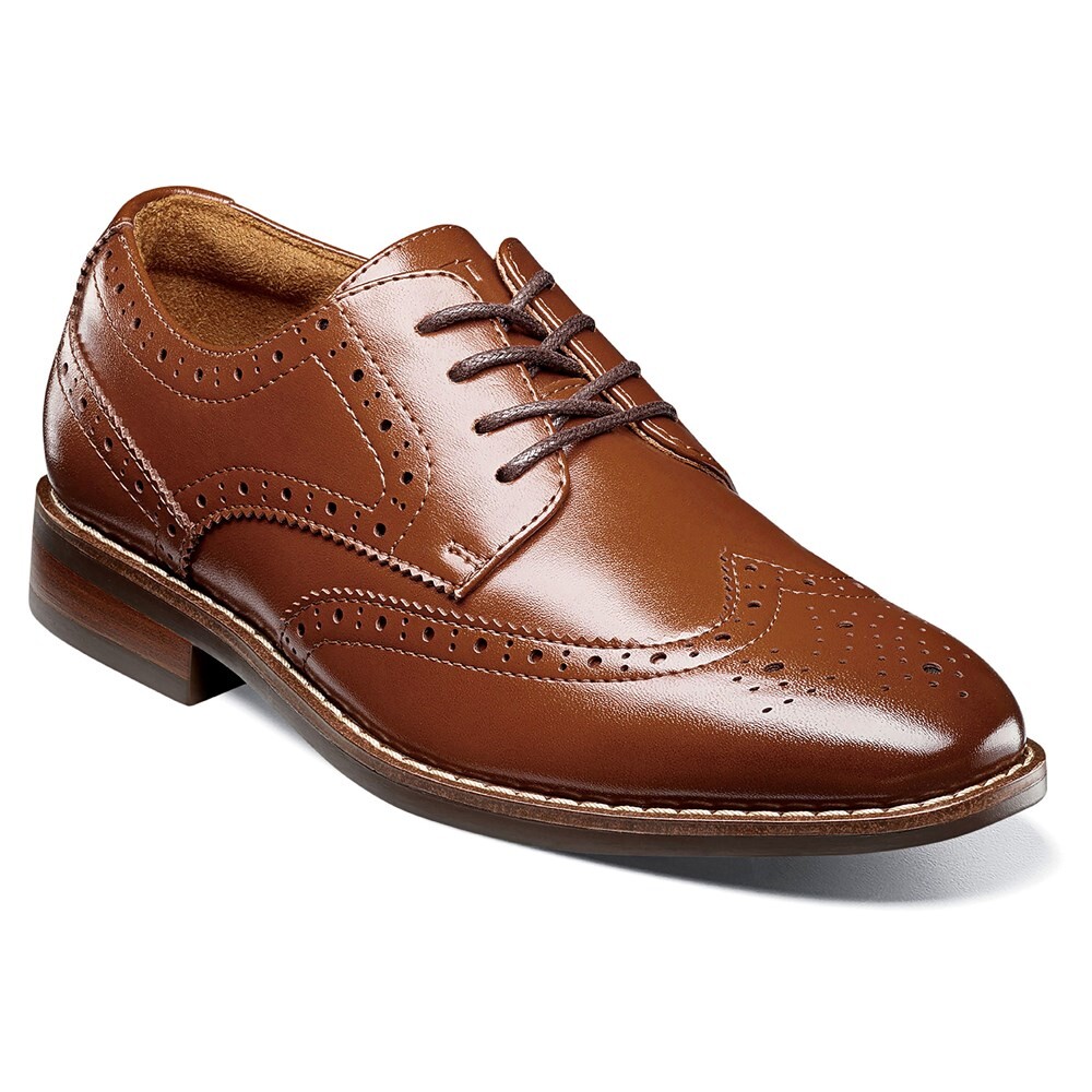 

Детская Rucci Jr. Wingtip Oxford Little/Big Kid Florsheim, цвет cognac