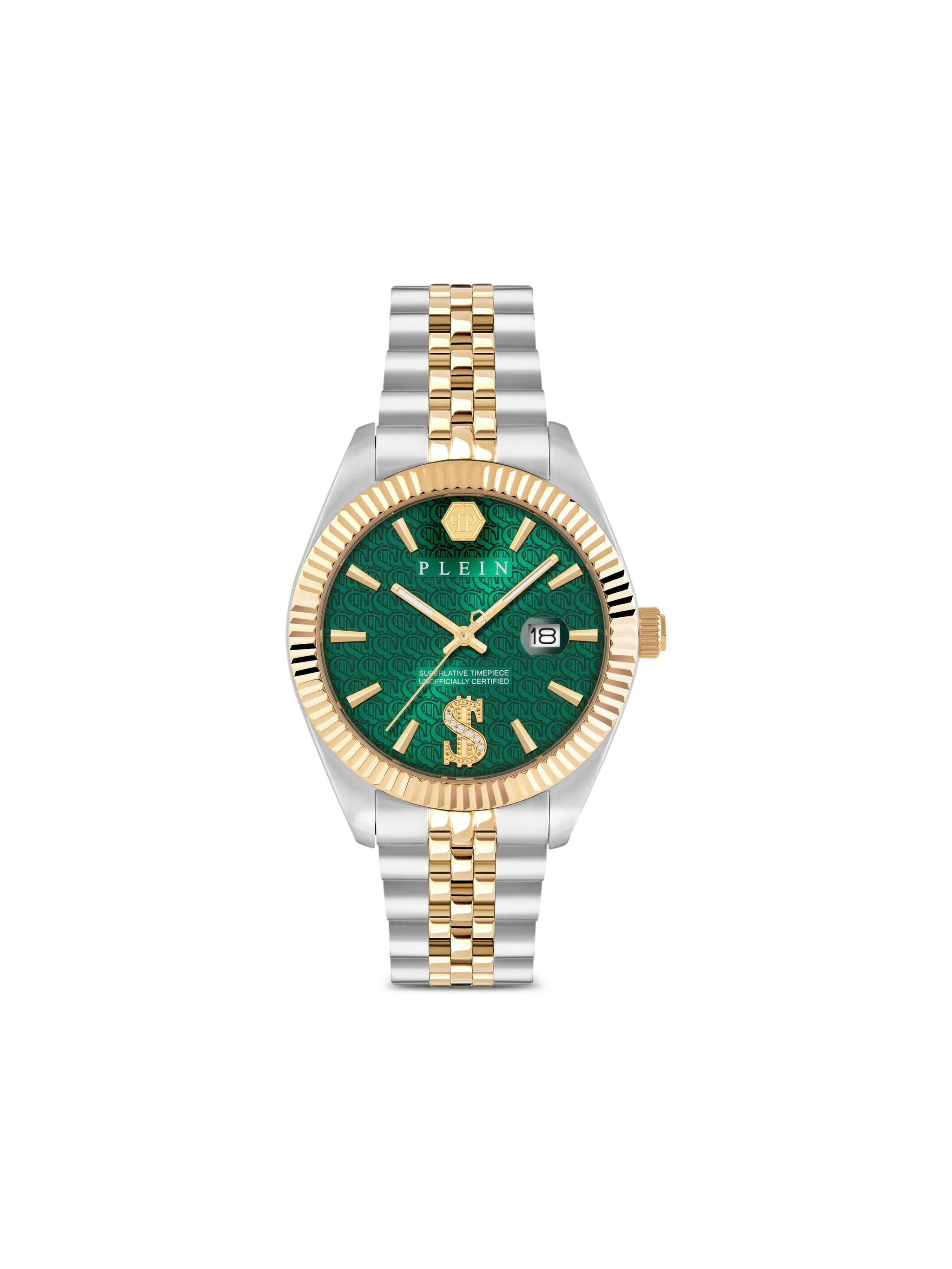 

Наручные часы New Date Superlative 41 Philipp Plein, зеленый