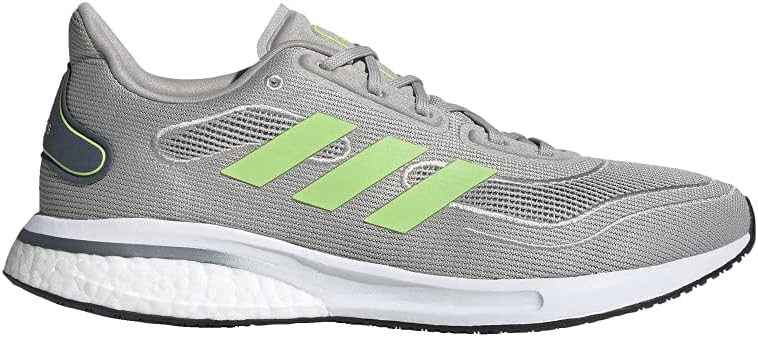 Мужские кроссовки Adidas Supernova +, серый/зеленый/металлик — фото 2