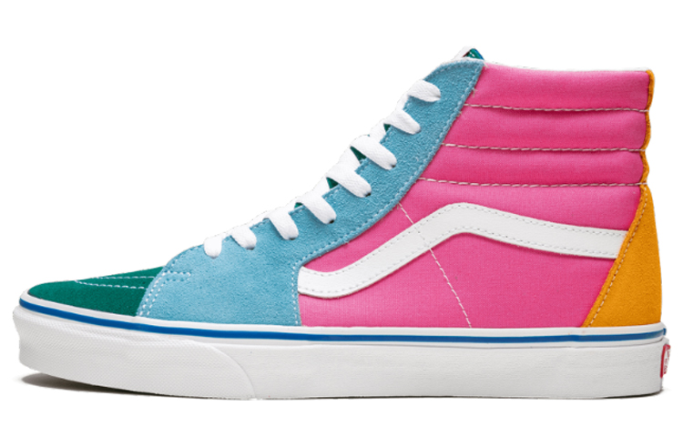 

Кроссовки Vans SK8 Hi Multi Color, Розовый, Кроссовки Vans SK8 Hi Multi Color