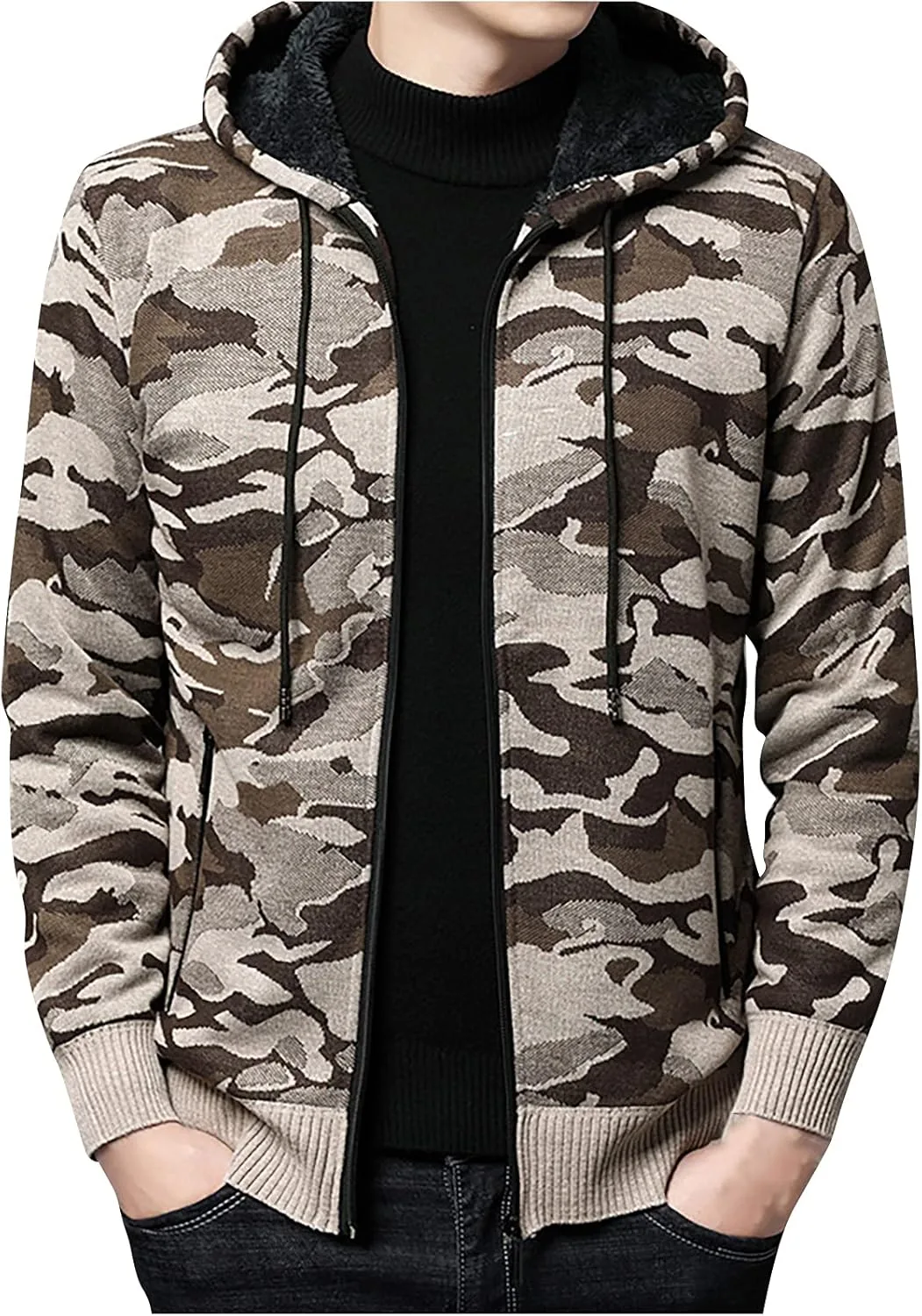 

Толстовка Muscularfit с капюшоном, на молнии, утепленная