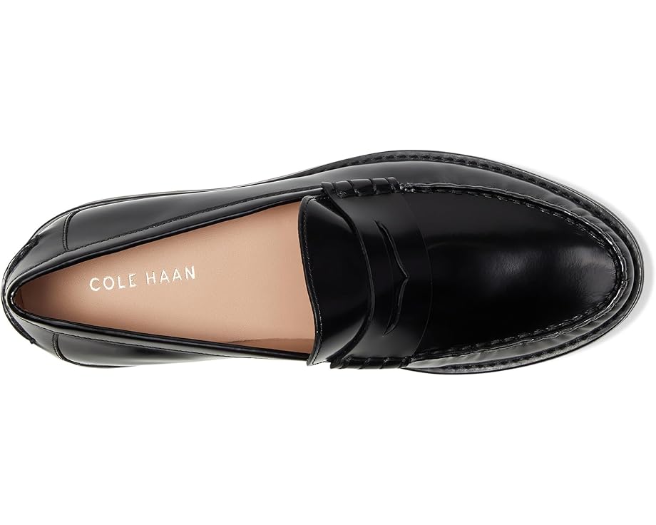Лоферы Cole Haan Treena Lug Loafers, цвет Black Box Leather — фото 2