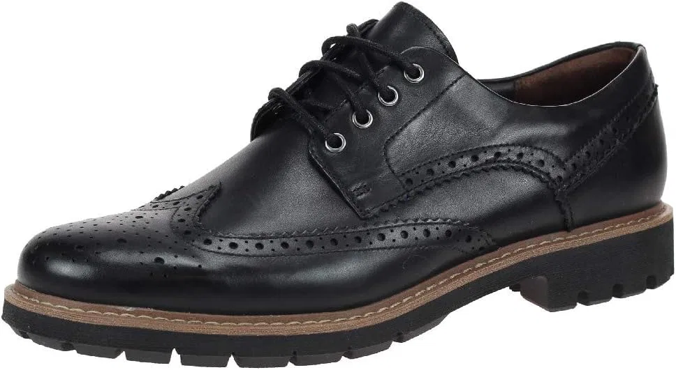 Мужские парусные дерби Clarks Batcombe, Black Leather