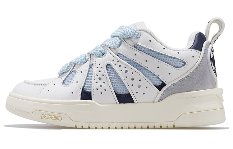 

Кроссовки palladium Skateboarding Shoes Women's Low-top Beige/Blue, бежевый/синий