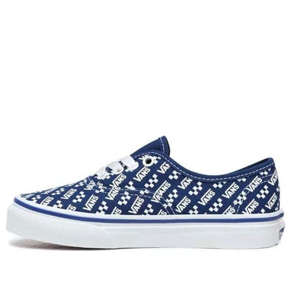 

Кроссовки logo repeat authentic kids blue Vans, синий