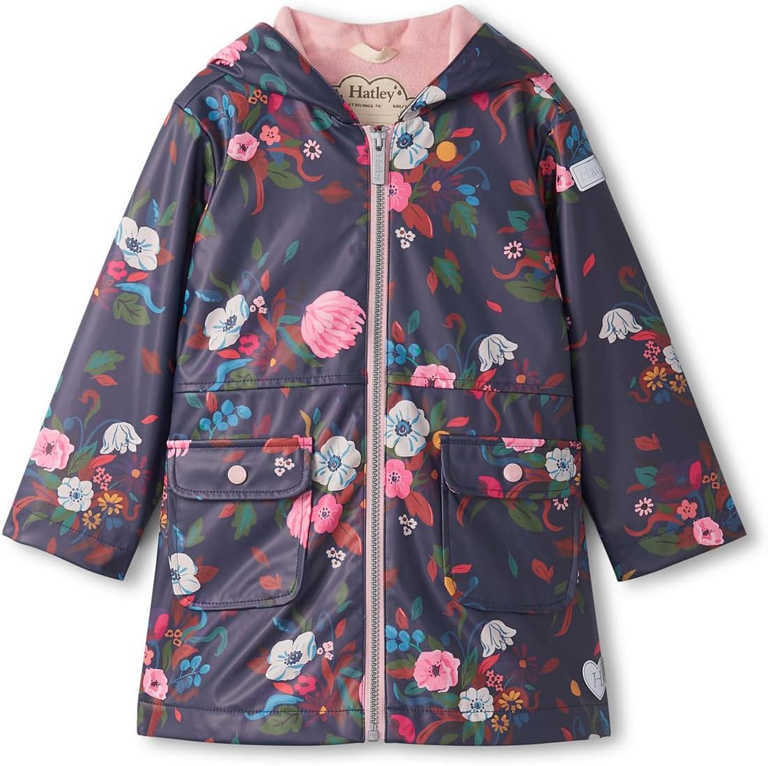 

Куртка Hatley Kids Peplum Rain Jacket, синий