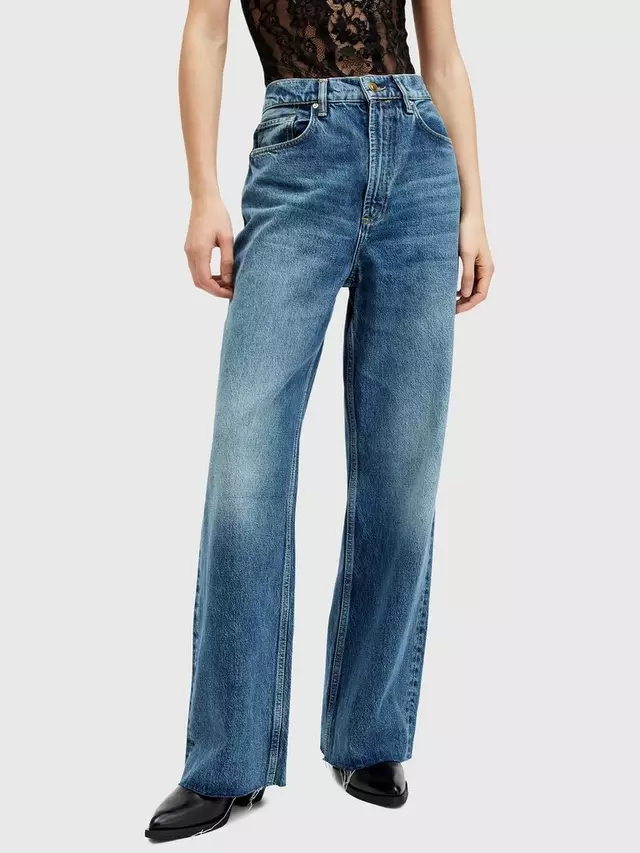 

Джинсы AllSaints Blake Wide Leg, цвет dark indigo