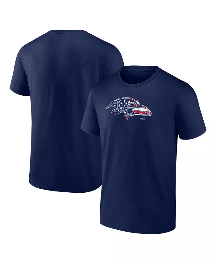 

Мужская футболка Americana Baltimore Ravens в синем цвете Logo Athletic