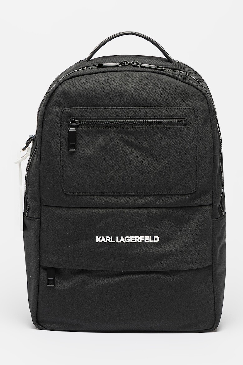 

Рюкзак с карманами на молнии Karl Lagerfeld, черный