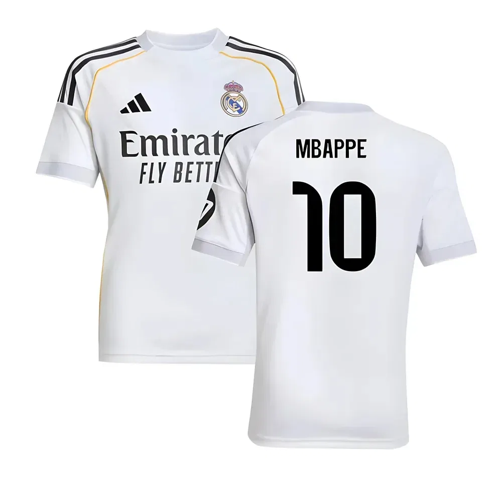 Футбольная форма Реал Мадрид 2025-2026 Kylian Mbappé 10 Real Madrid, белый
