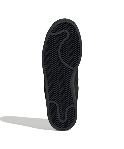 Мужские/женские кеды из денима Superstar II adidas чёрные — фото 4