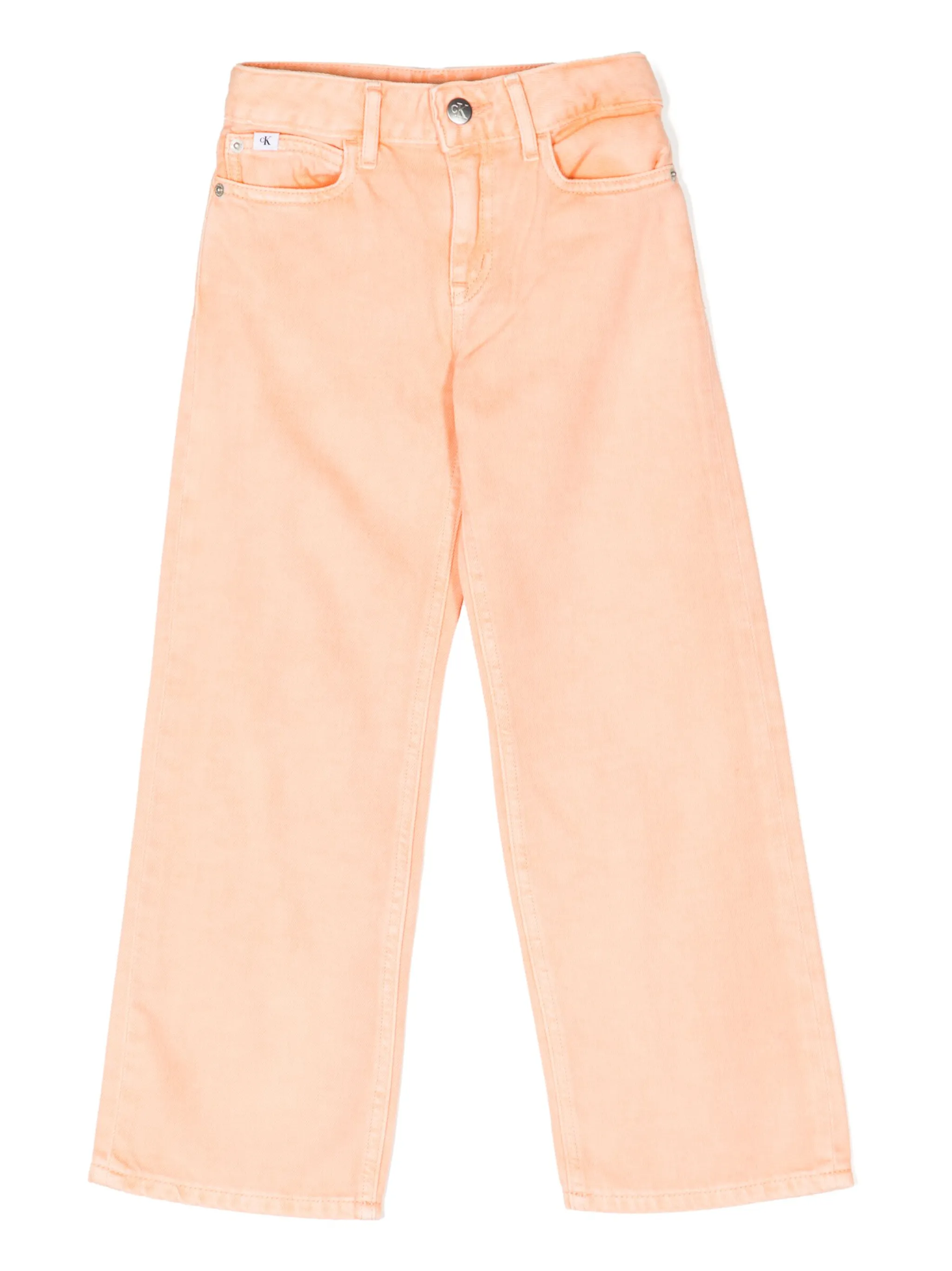 

Прямые джинсы Calvin Klein Kids, оранжевый