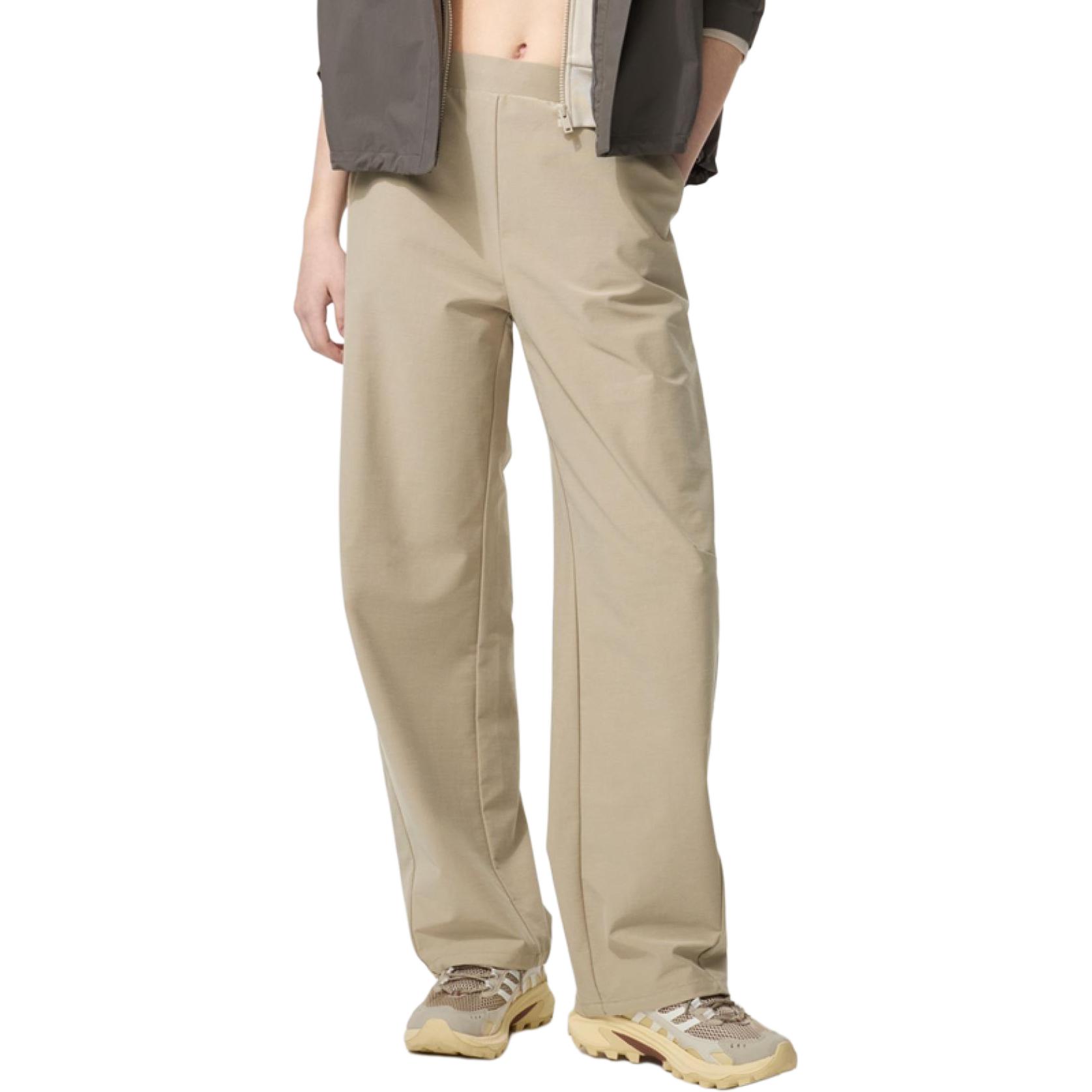 

UNIQLO Женские повседневные брюки темно-бежевого цвета