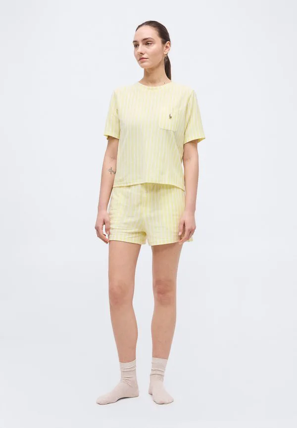 Рубашка с коротким рукавом, короткая пижама Polo Ralph Lauren, Lemon Verbina — фото 2
