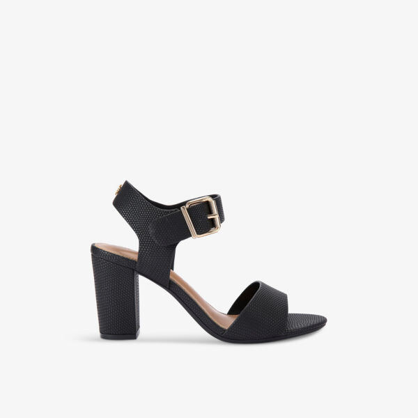 Сандалии Sutton из искусственной кожи с тиснением под ящерицу Kg Kurt Geiger, черный