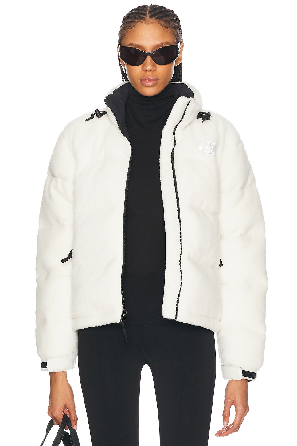

Двусторонняя куртка Polar Nuptse The North Face, цвет White Dune