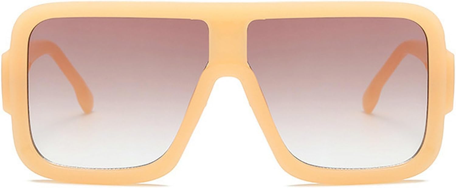 

Солнцезащитные очки в стиле ретро квадратной формы для женщин и мужчин. Модные винтажные очки-пилот большого размера в стиле 70-х. Защита от УФ-излучения UV400. Женские солнцезащитные очки mincl, C4