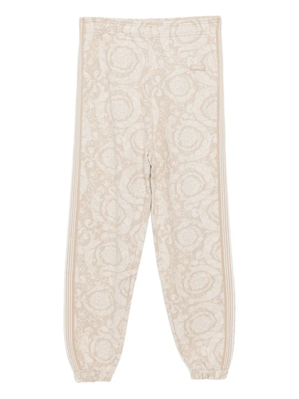 Брюки с жаккардовым логотипом Versace Kids, нейтральный