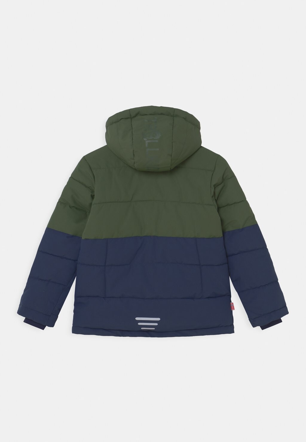 Куртка зимняя Kids Gryllefjord Unisex TrollKids, цвет forest green/navy/flame orange — фото 2