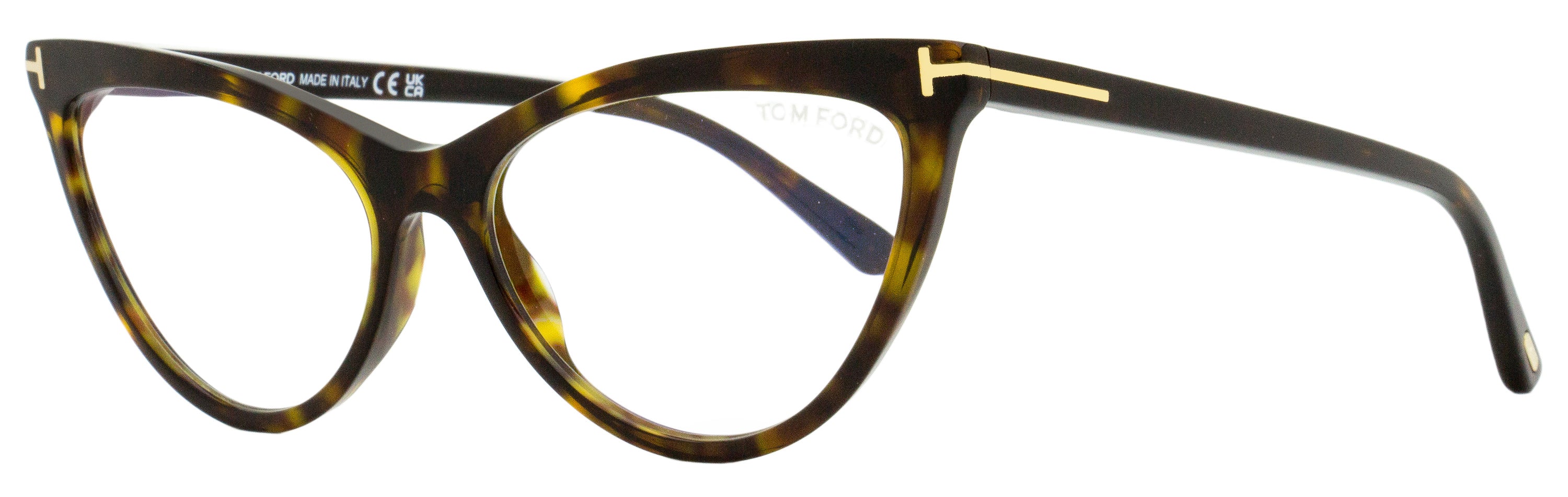 

Женские магнитные очки-клипсы Tom Ford TF5896B 052 Dark Havana 56 мм