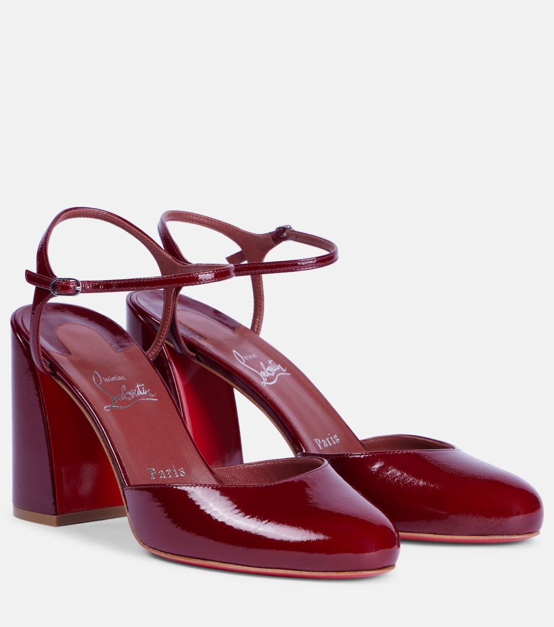 Джейн лаковые лодочки Christian Louboutin, Brownie/Lin Brownie
