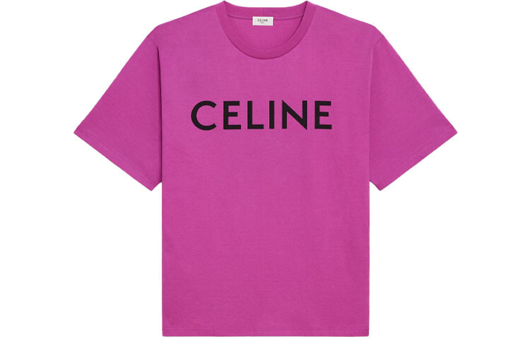 

Футболка женская Celine, ярко-розовый