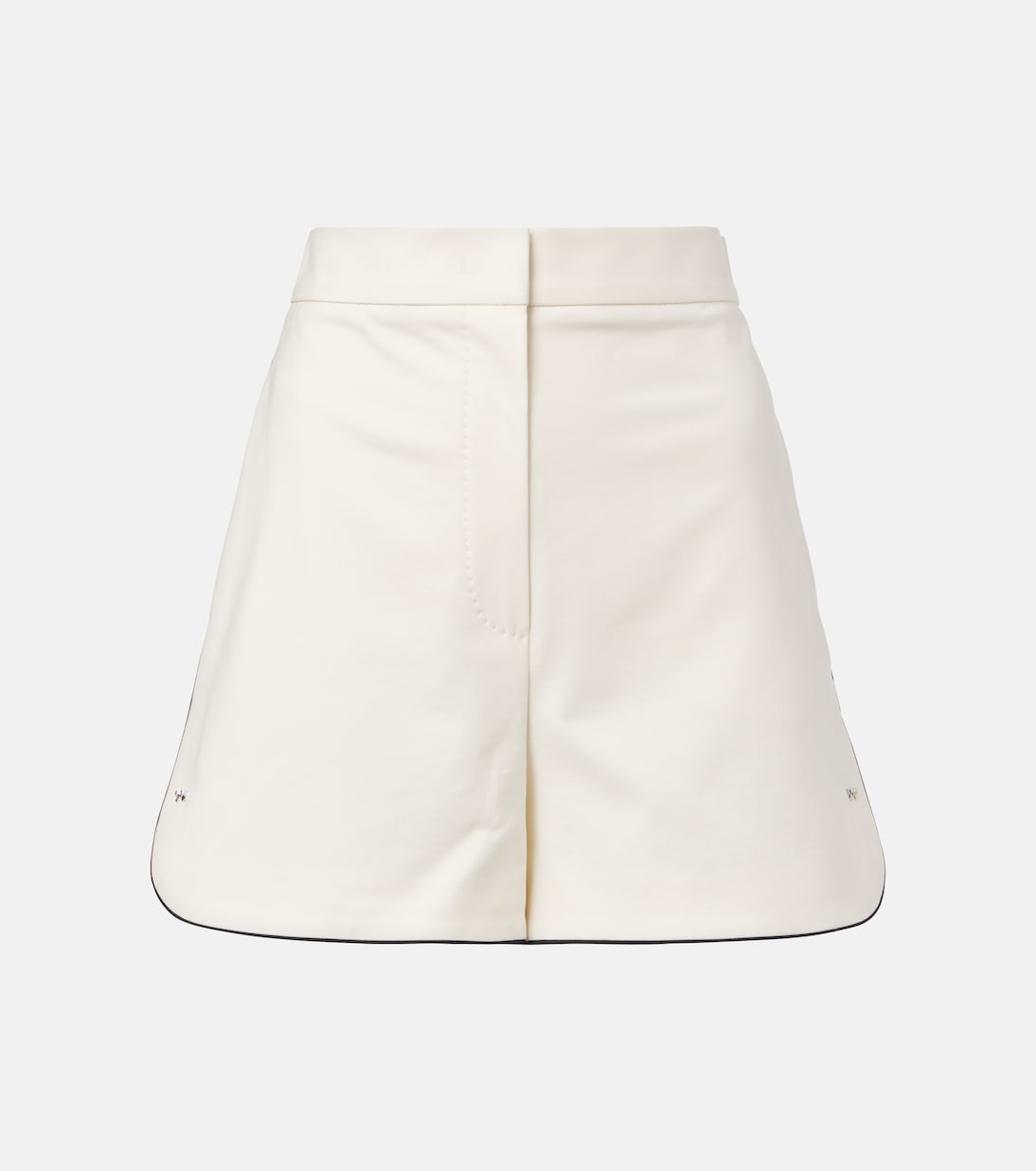 

Шорты из хлопкового канвуса Orbit Max Mara, белый