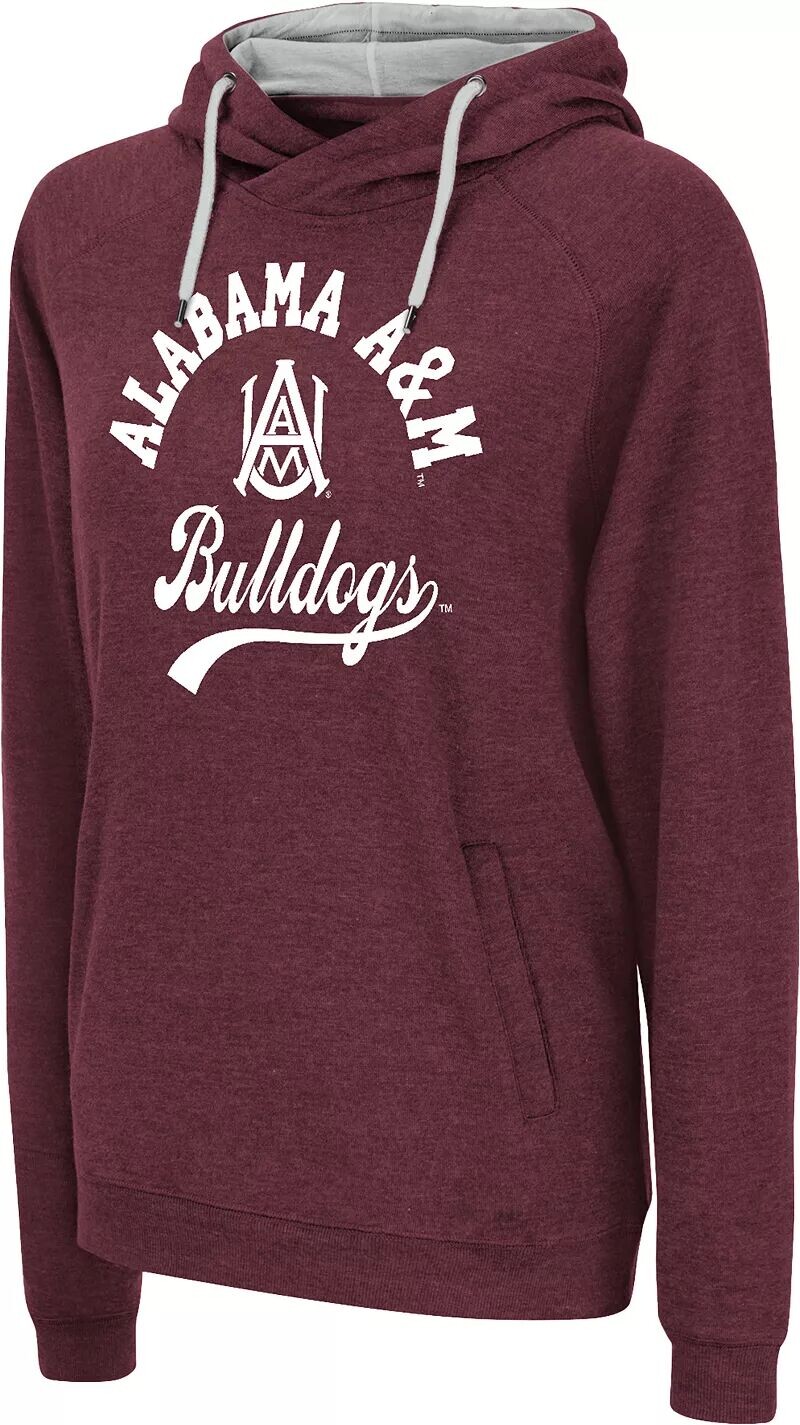

Colosseum Женская темно-бордовая худи Alabama A&M Bulldogs