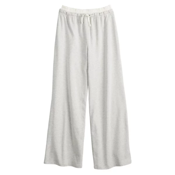 

Широкие брюки с двойной талией для девочек 6-16 лет So, цвет gray mist heather