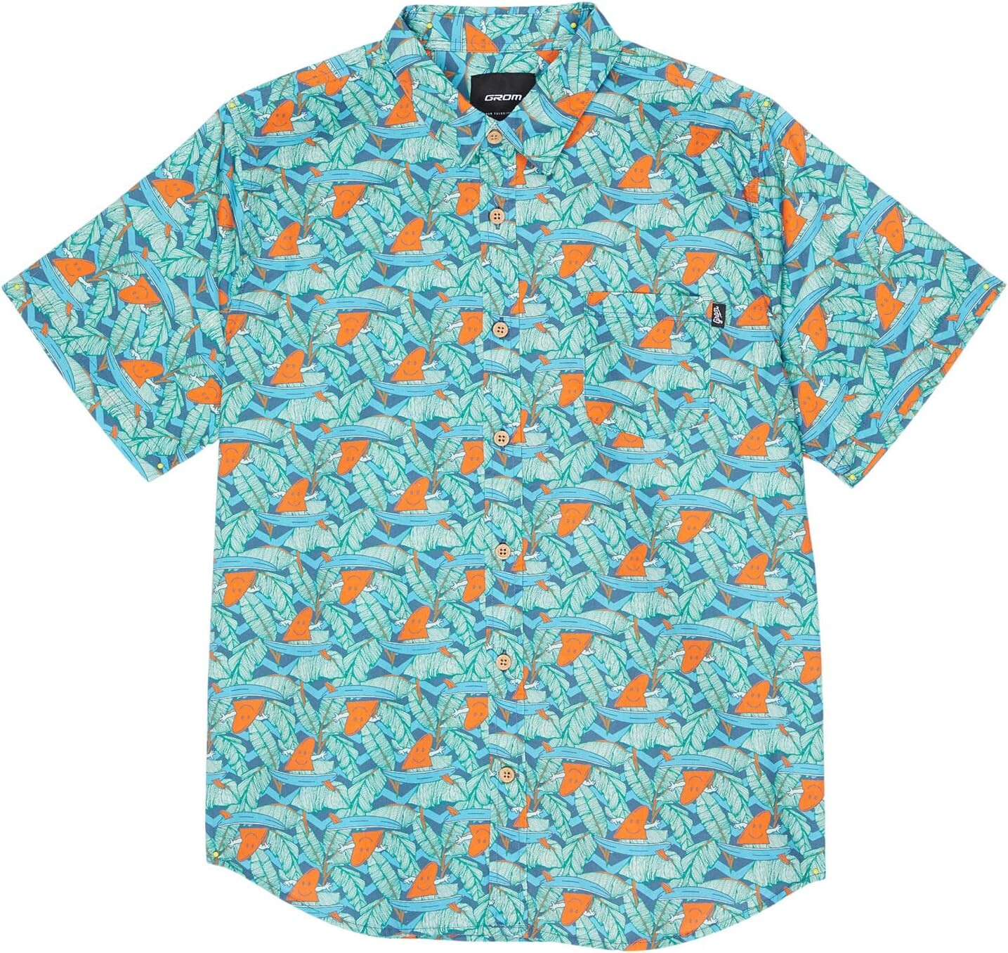 

Рубашка Grom Skeg Woven Top, цвет Aqua