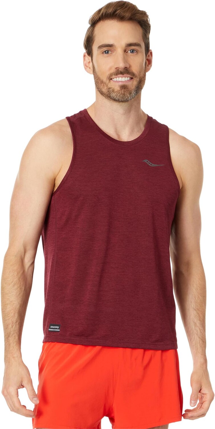 

Футболка Saucony Stopwatch Singlet, цвет Sundown Heather