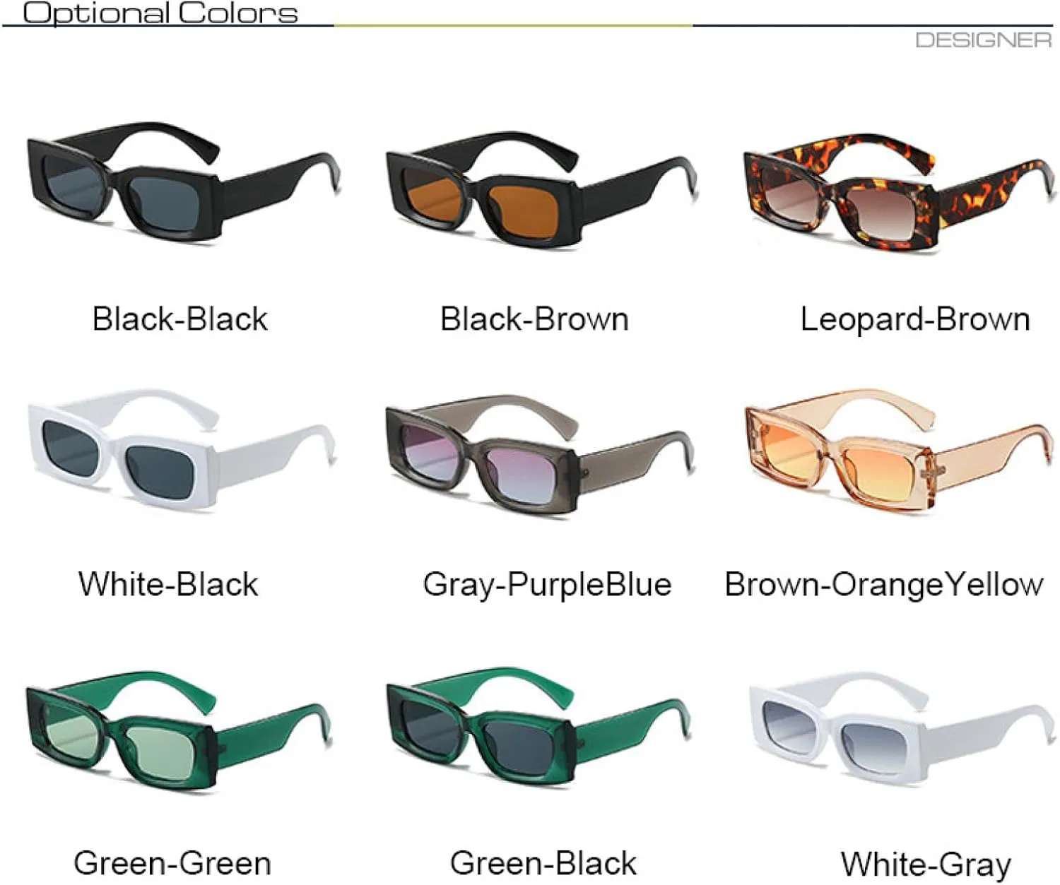 

Солнцезащитные очки с защитой от УФ-излучения UV400 | Панк-стиль для женщин и мужчин | Для занятий спортом на открытом воздухе и вождения DSVIGF, White-black