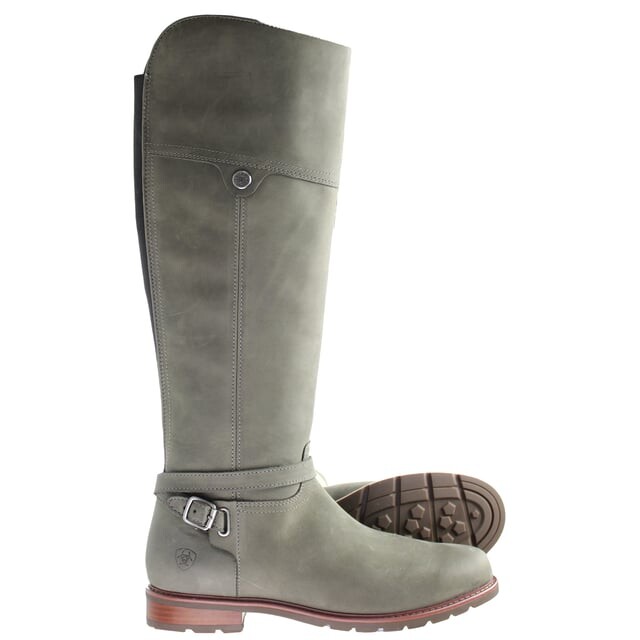 Женские сапоги Ariat Carden h20 высокие кожаные, зеленый — фото 4