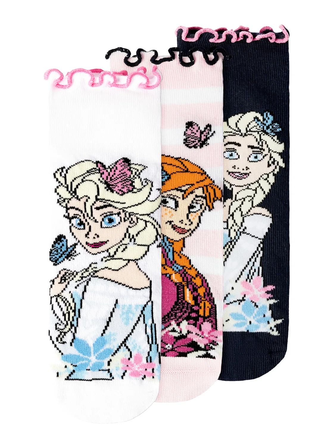 Носки 'NMFMESA FROZEN' Name It, Night Blue/Light Blue/Powder/White