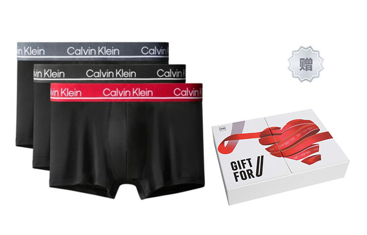 

Мужские трусы Calvin Klein, цвет 3 Pack (Black) - Gift Box