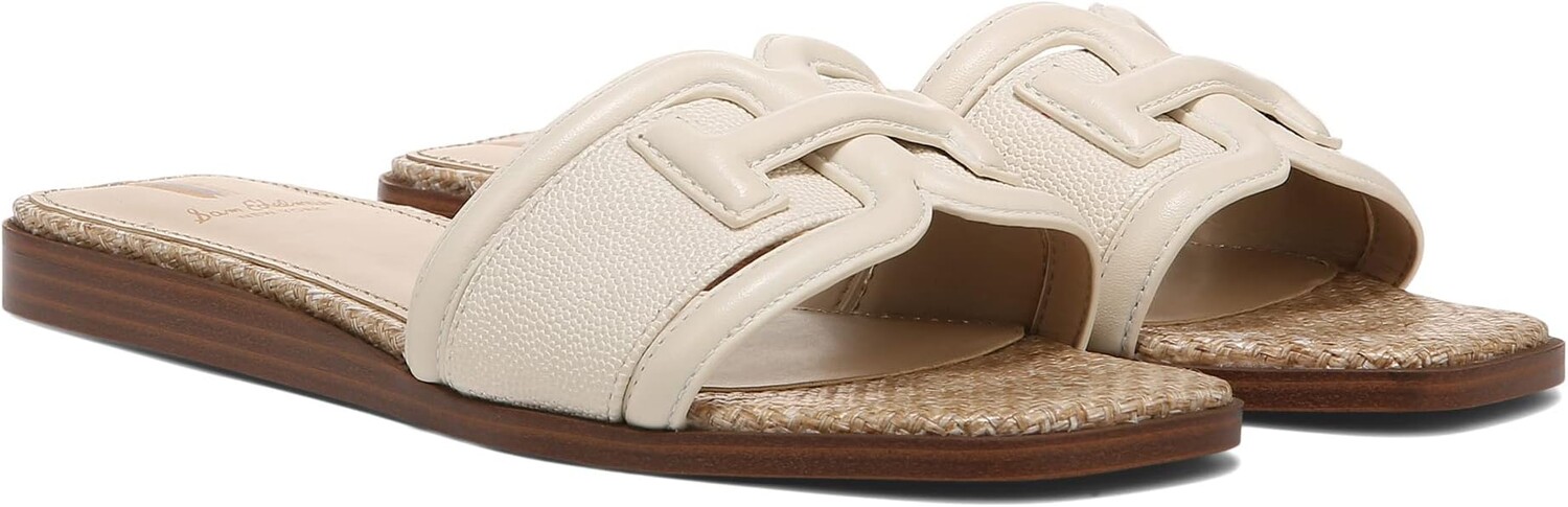 

Сандалии на плоской подошве Irina Sam Edelman, цвет Modern Ivory/Banana