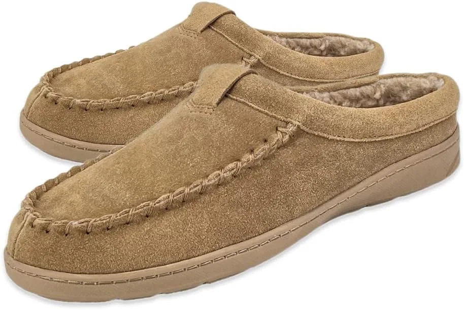Тапочки мужские Clarks, коньяк