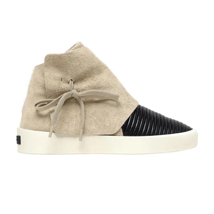 

Кроссовки Fear of God Moc Mid Sand Black, кремовый, Бежевый, Кроссовки Fear of God Moc Mid Sand Black, кремовый