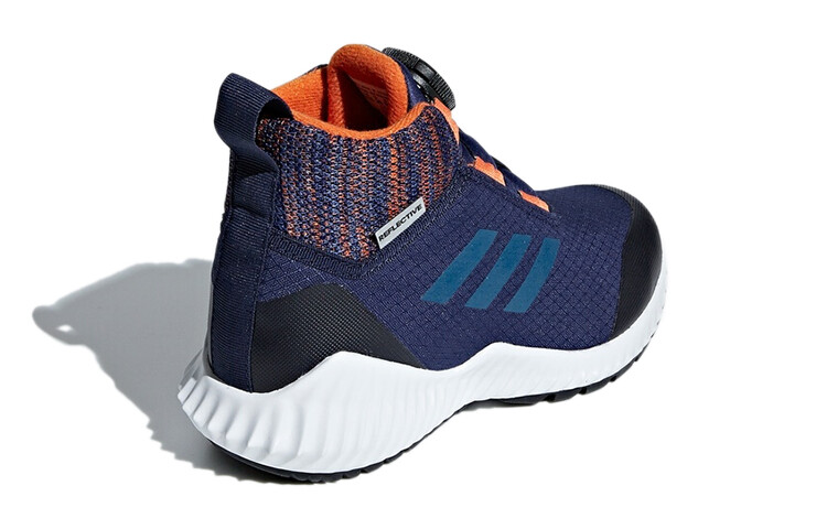 Fortatrail Kids Кроссовки детские высокие синие/черные/белые/оранжевые Adidas — фото 4