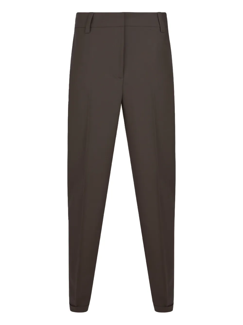 

Брюки с манжетами и индивидуальным кроем Antonelli, коричневый