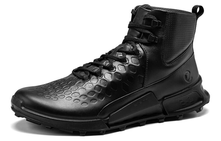 

Кроссовки ecco Lifestyle Shoes Men High-top Black, черный