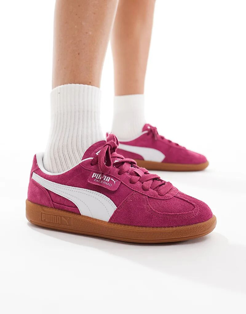 Кроссовки Puma Palermo темно-розового цвета