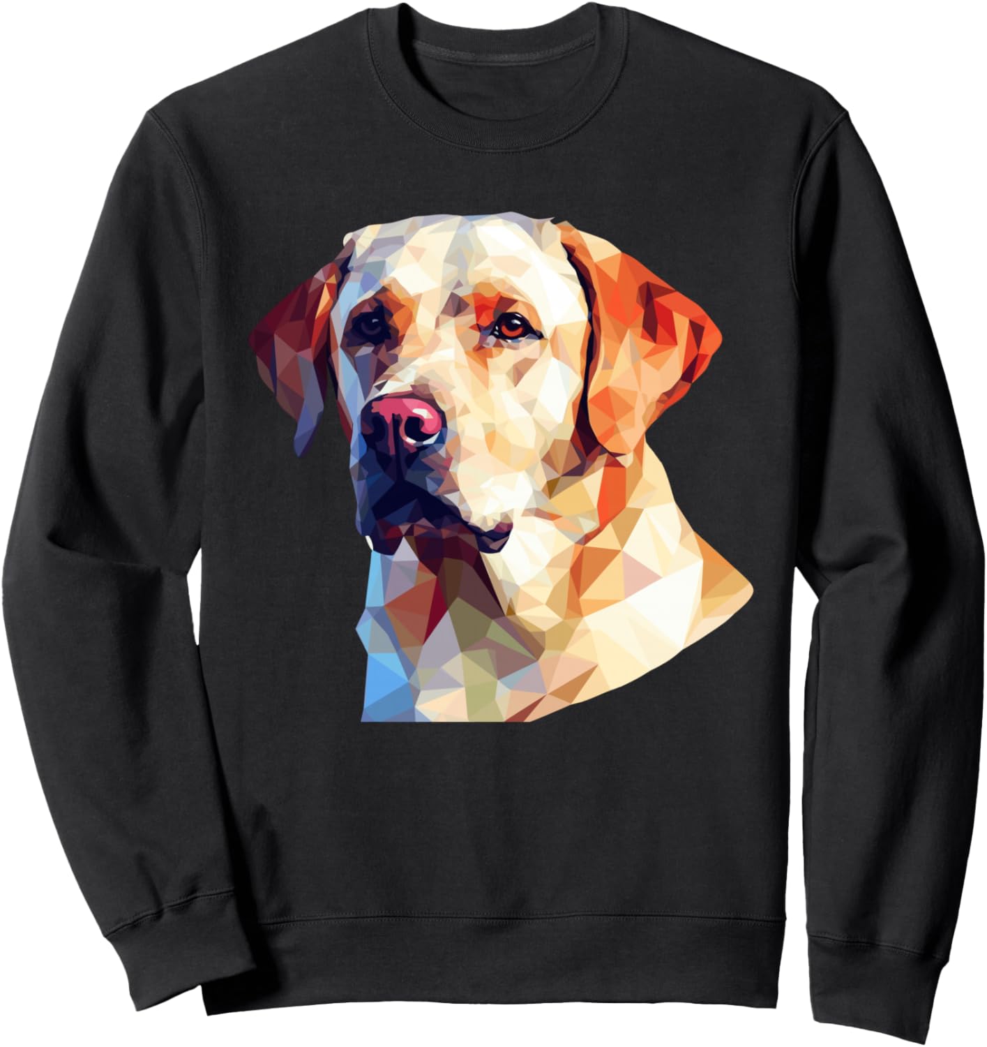 

Толстовка с многоугольником лабрадора Labrador Retriever Dog Gifts For Dog Lovers, черный