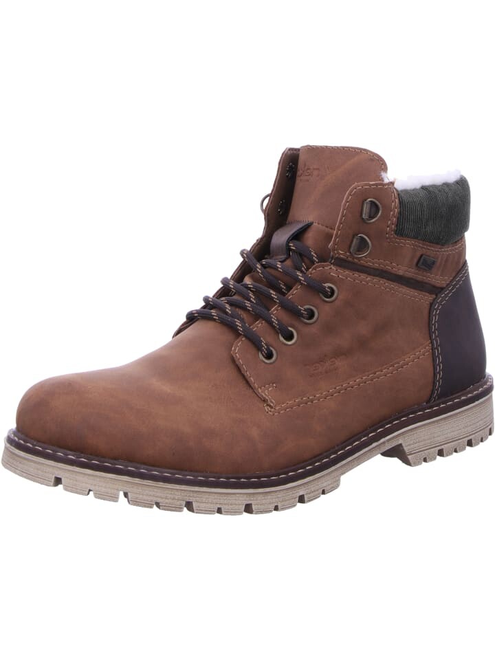

Сапоги rieker Schnürstiefel Mit Tex, коричневый