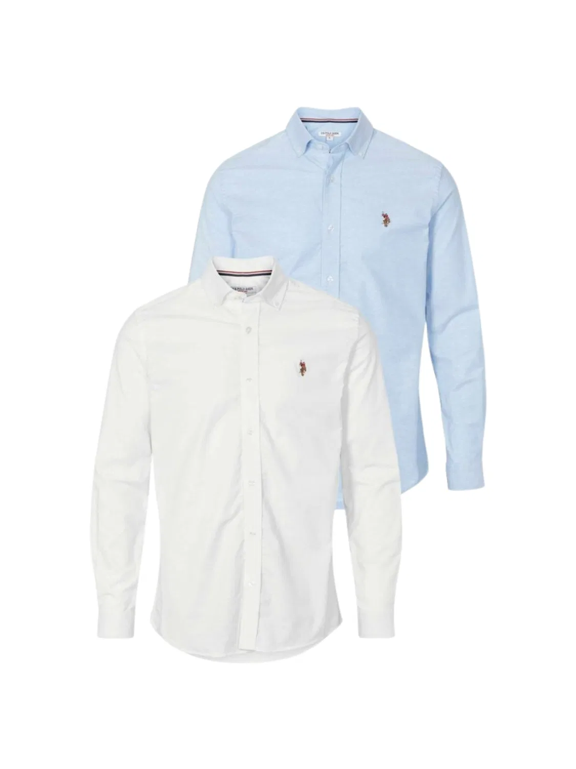 Рубашка на пуговицах стандартного кроя ' Esmar 2-Pack ' U.S. Polo Assn., White