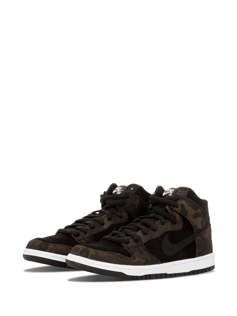 Кроссовки SB Dunk High Pro Nike, черный — фото 2