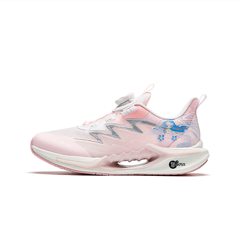 

Гоняясь за ветром 7.0 противоскользящие износостойкие амортизирующие дышащие низкие детские беговые кроссовки Antakids, розовый