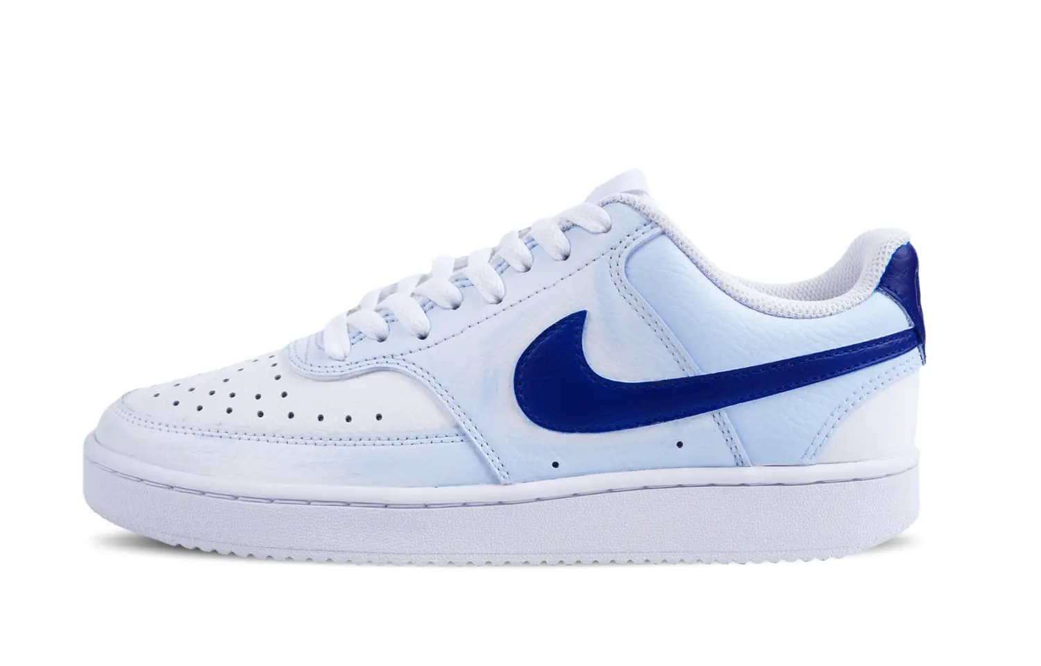 

Кроссовки Nike Court Vision Skateboarding Shoes Women's Low-top White/Royal Blue, белый/синий